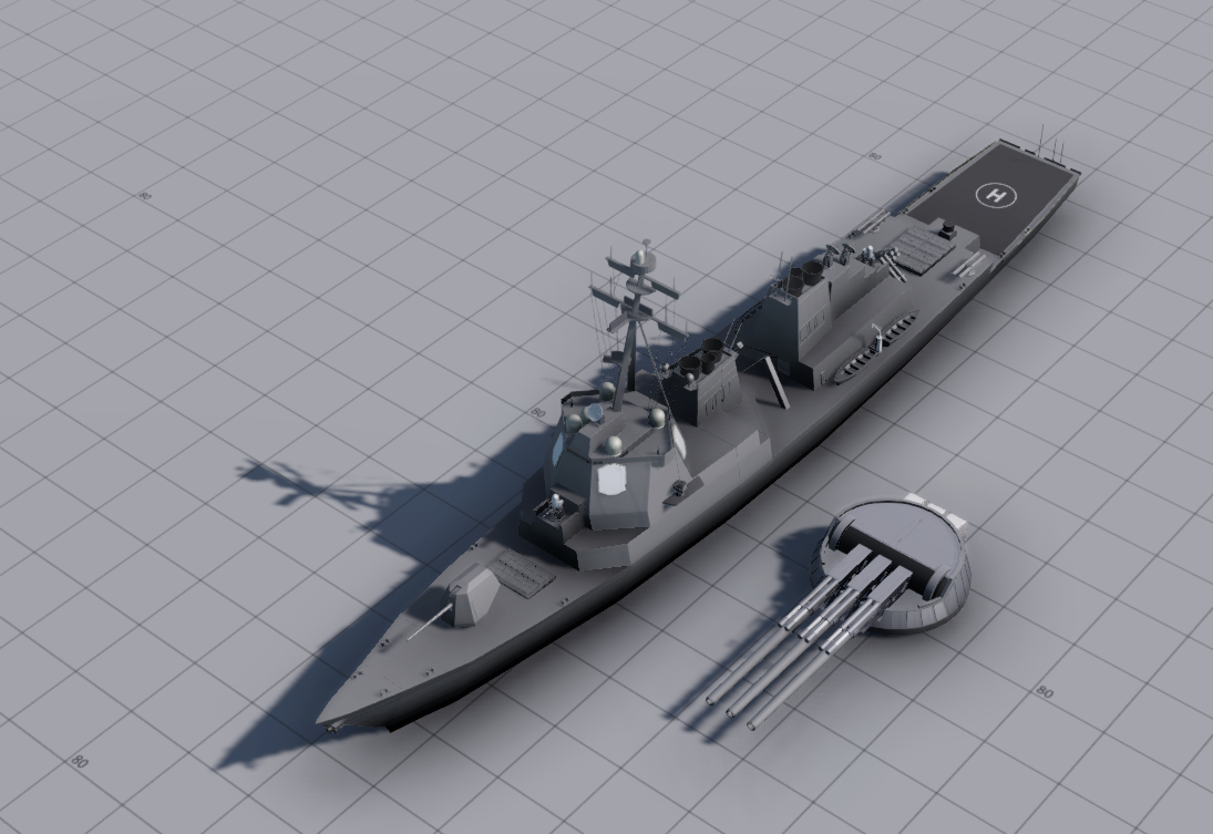 Automatic cannon 800mm三联先进自动炮
