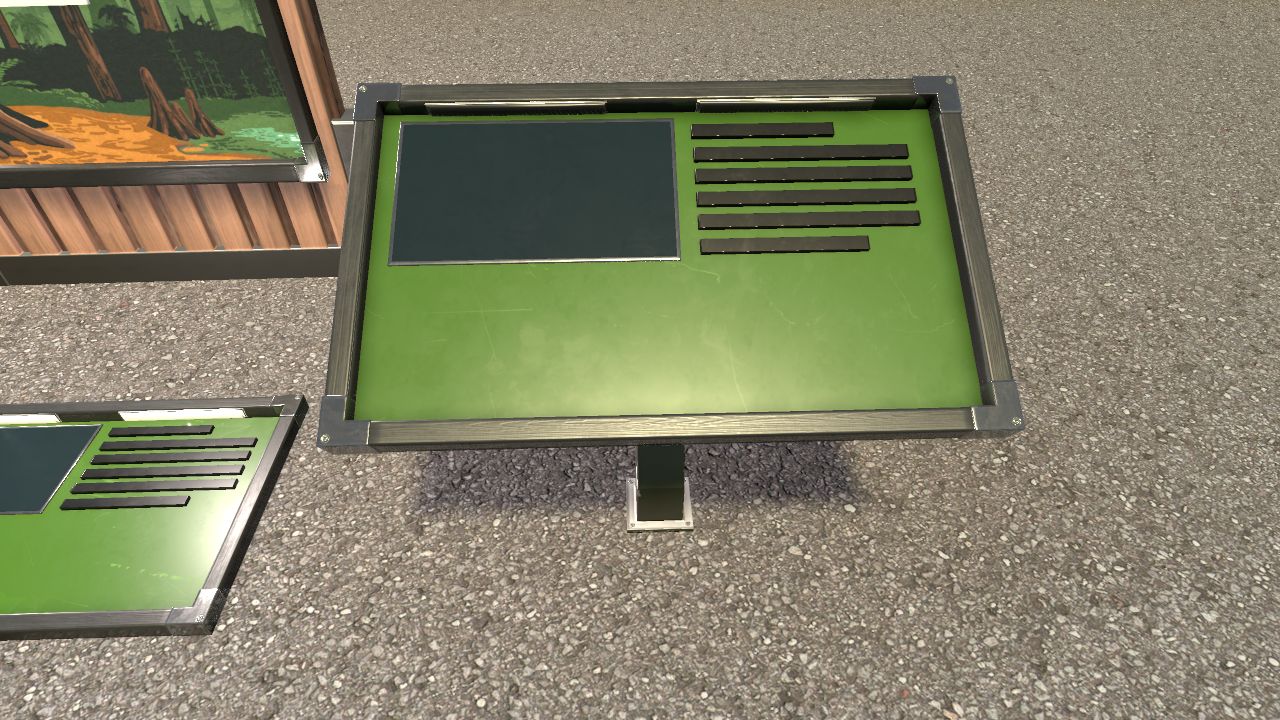 Generic Angled Info Panel