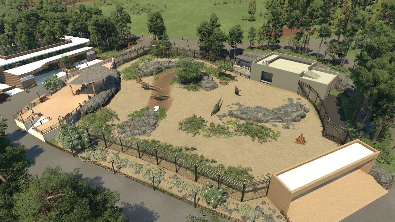 Paleo Springs Plateosaurus t. Habitat