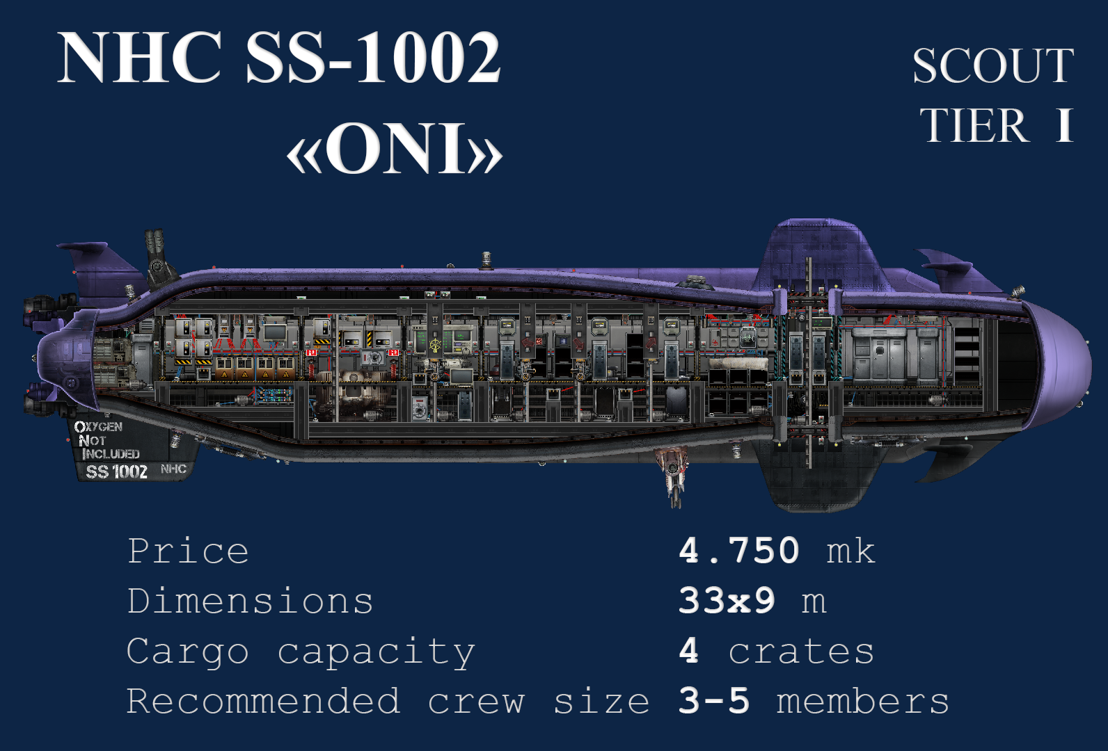 NHC SS-1002 «ONI» – Barotrauma Mod