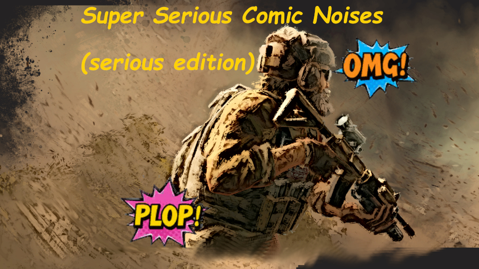 Comic sound bubbles