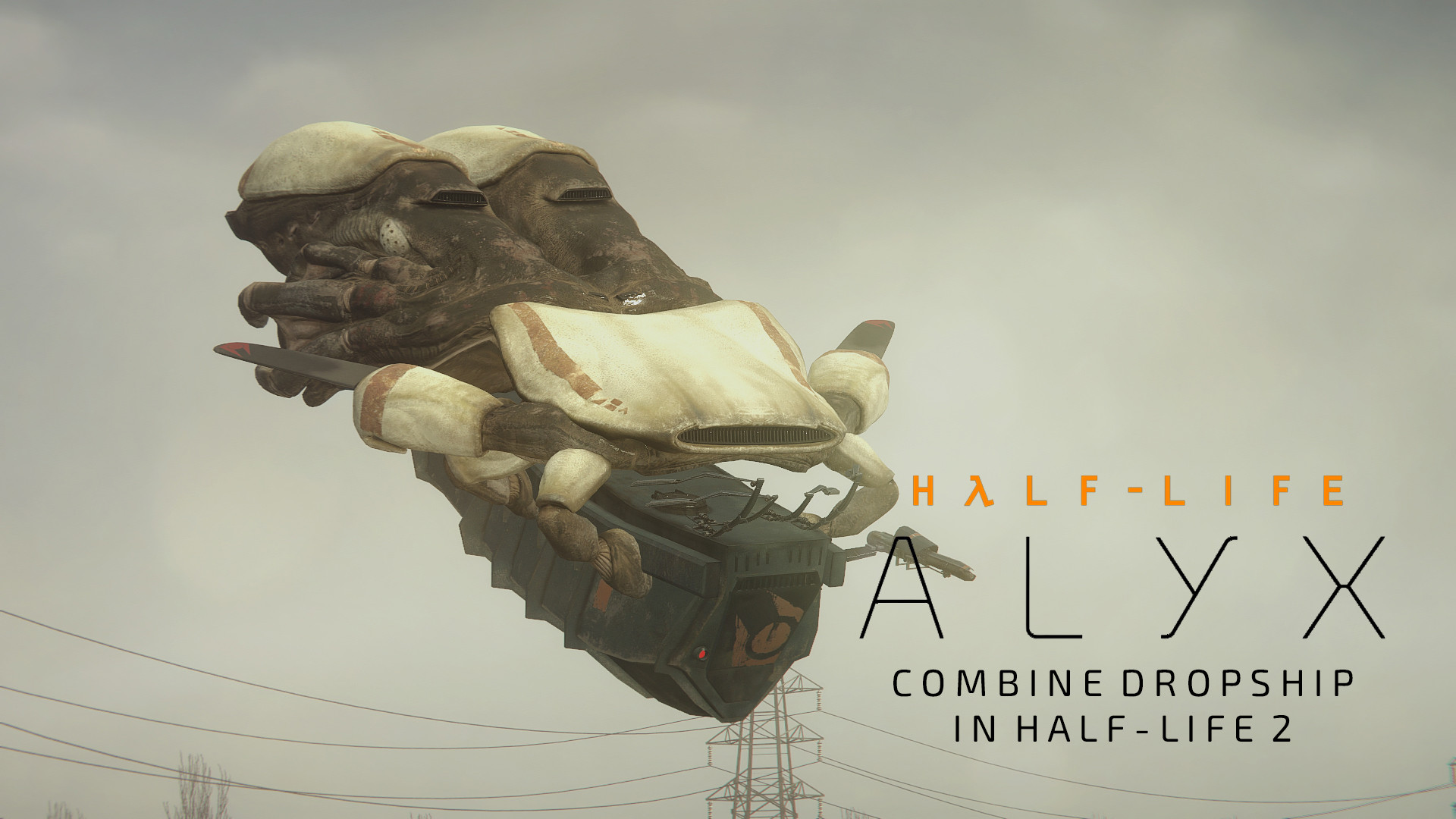 Half-Life: Alyx Combine Dropship in Half-Life 2 (updated container_static from episodes)