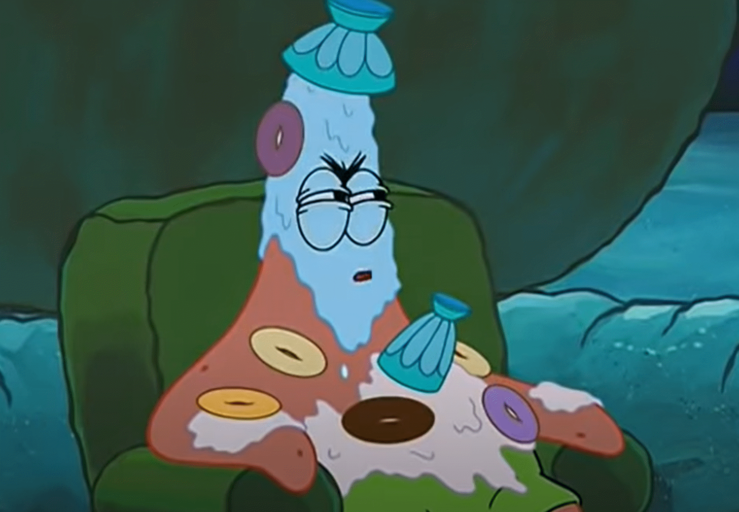 Spongebob Overtime Card