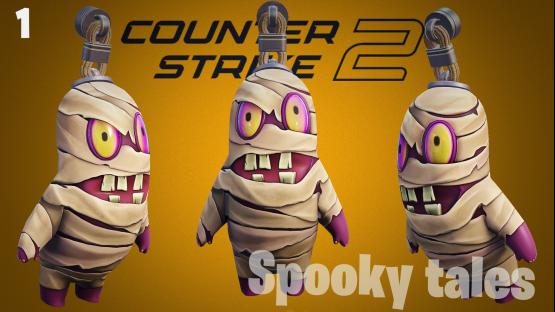 Mummy | Spooky tales | Keychain