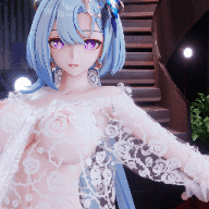 263_涩涩单腿黑丝睡衣大格蕾修大兔兔4k_Griseo_HYOLYN_Blue_Moon