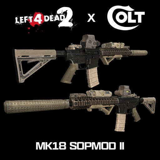 Steam Workshop::MK18 SOPMOD II (M16)