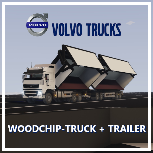 VOLVO FH16 WOODCHIP-TRUCK + TRAILER