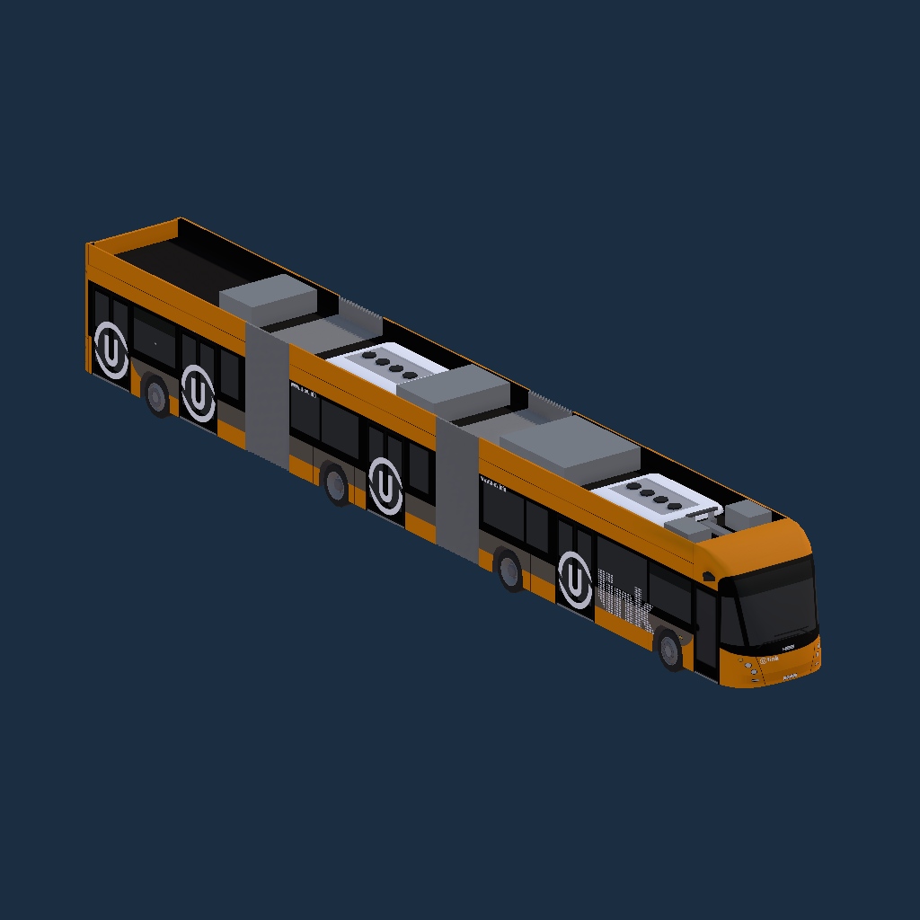Hess Lighttram 25 U-OV Ulink (Oranje-Wit)
