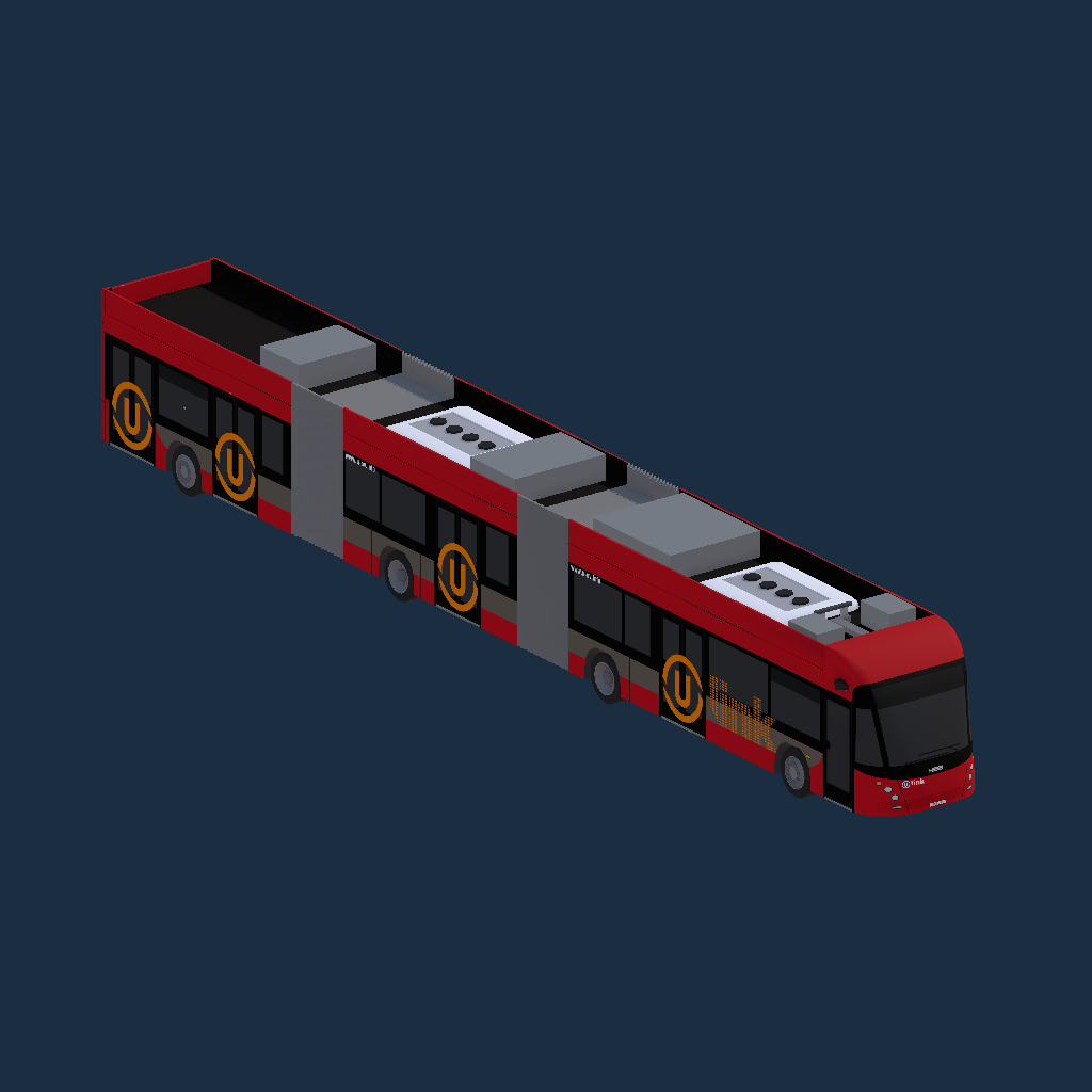 Hess Lighttram 25 U-OV Ulink (Rood-Oranje)