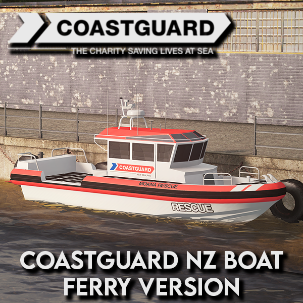 Coastguard New Zealand Boat - Ferry Version