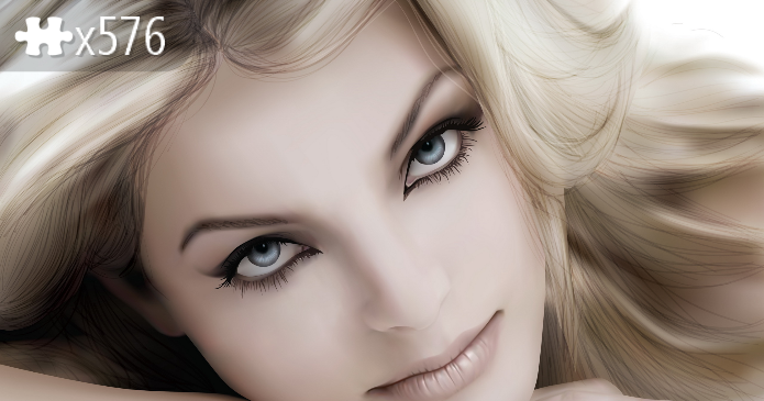 Girl with beautiful eyes