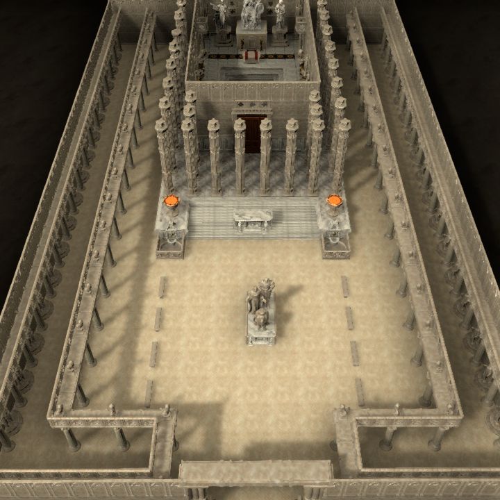 temple and forum plaza