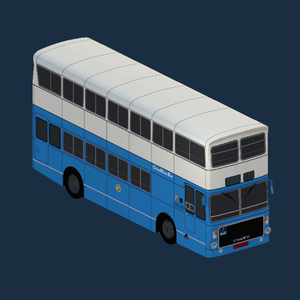 CMB AV1 - Volvo Ailsa B55 ALX(AV) 70s Blue
