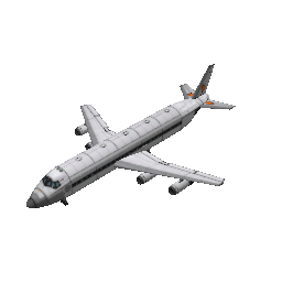 Like a DC-8, but with rocket engines