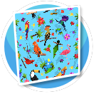 Vibrant Plumage Parade