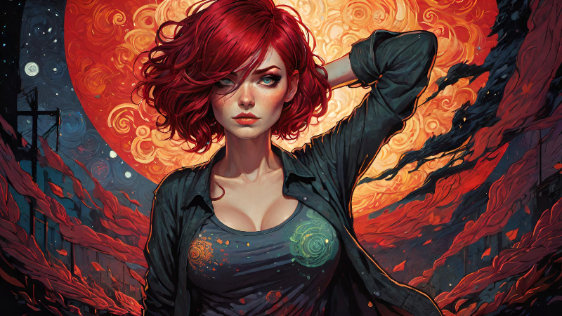 Firelight in Shadow