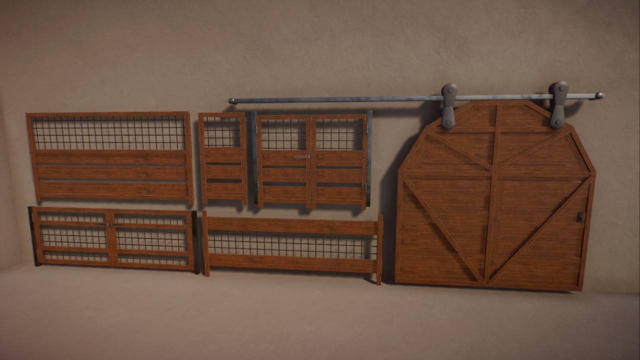 Barn doors and fences by Zimfira Games