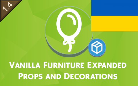 Vanilla Furniture Expanded – Props and Decor – Український переклад