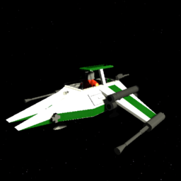 Space Fighter Green by Uncle T