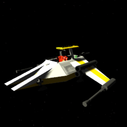 Space Fighter Yellow by Uncle T