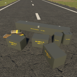 Bofors 40 mm Anti-Aircraft Autocannon Accessories by Uncle T