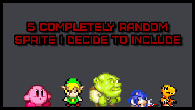 5 Random Sprites i decide to make