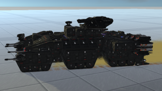 the tanks