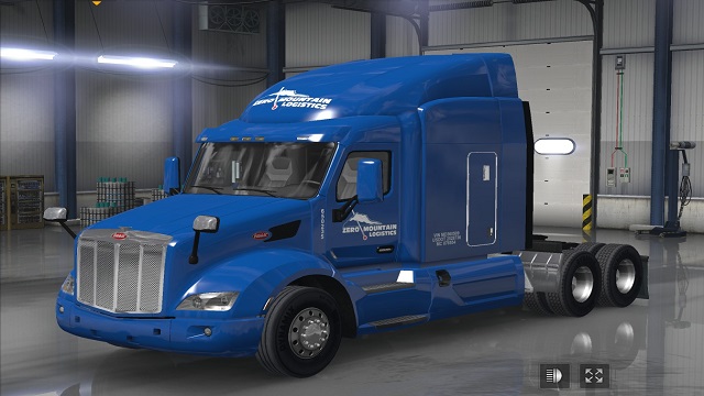 Zero Mountain Logistics Skin for Peterbilt 579