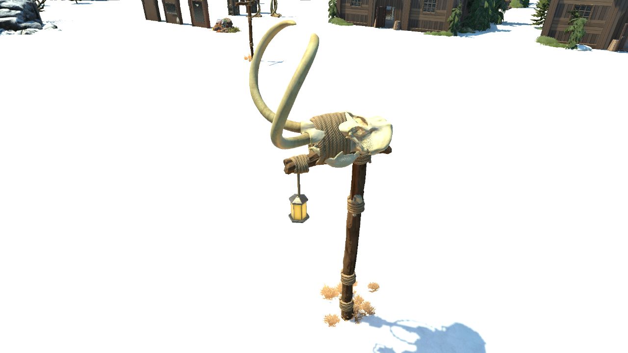 Mammoth Skull Lamp