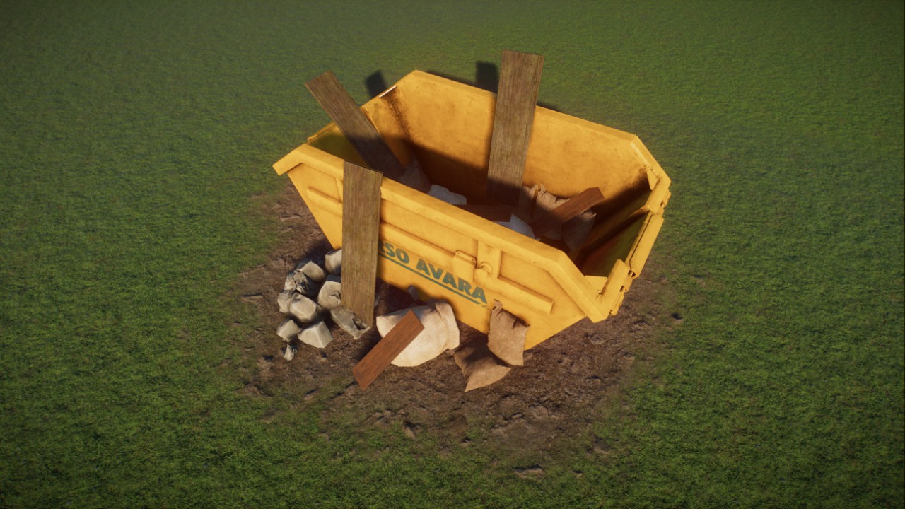 Waste zone preview