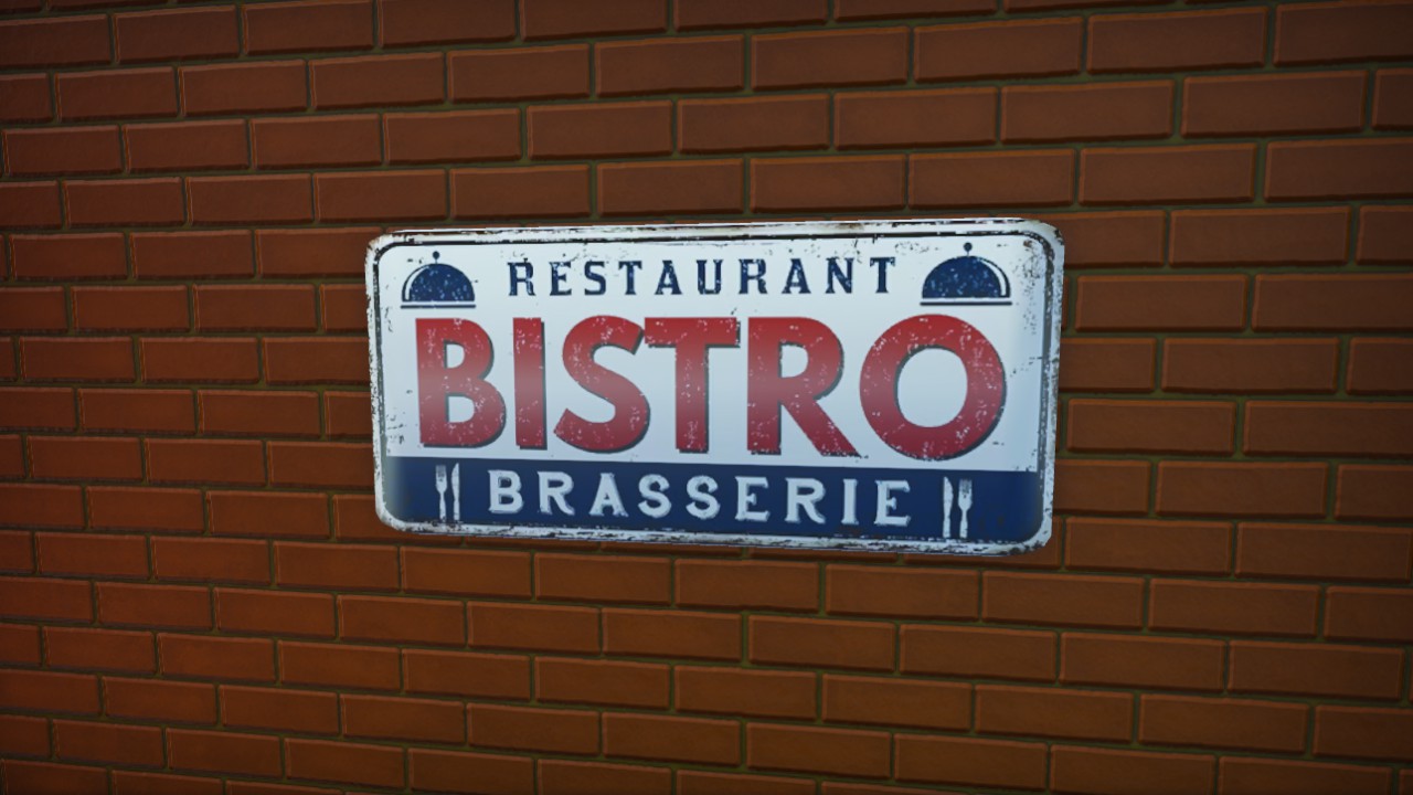 Restaurant Brasserie Sign preview