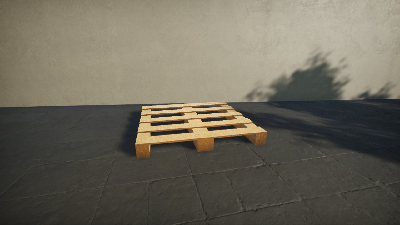 Wooden pallet preview