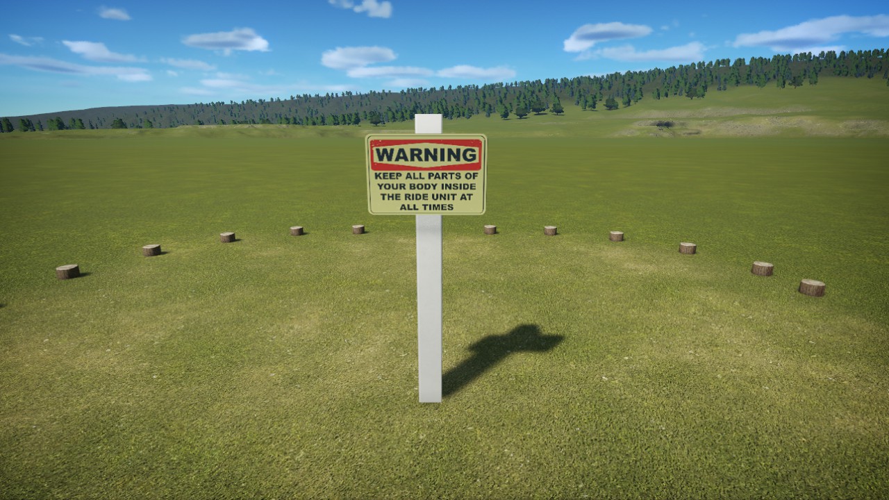 Warning sign preview