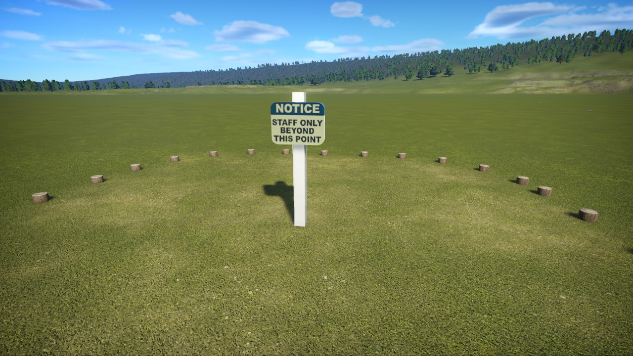 Staff Only Sign preview