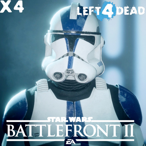 BF2 501st Legion Clone Troopers Phase II (L4D1 Survivors)