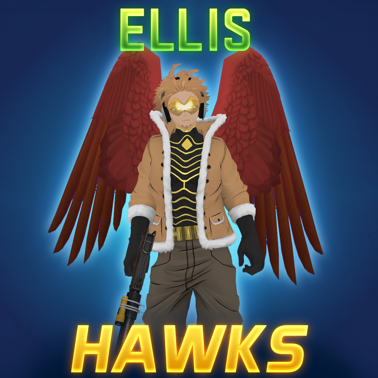 [COMM] My Hero Academia: Hawks - Ellis
