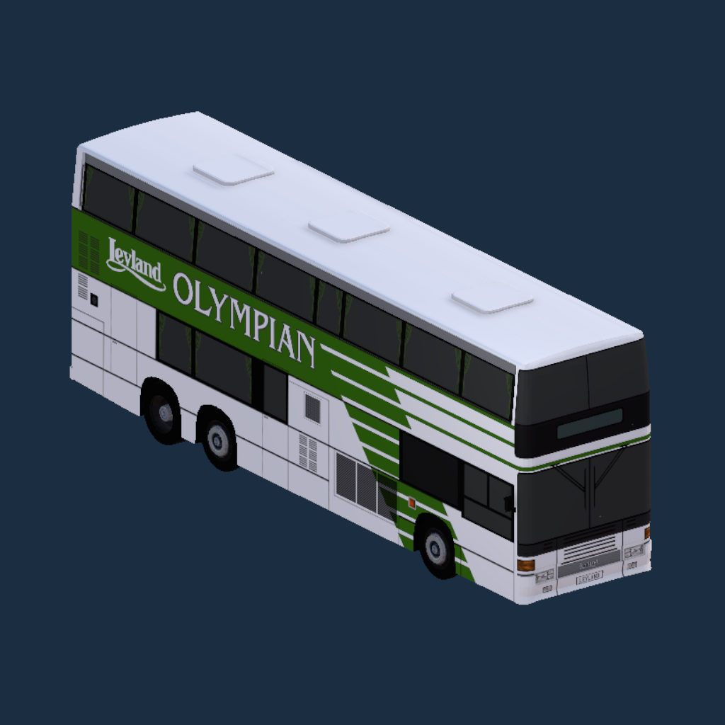 Leyland Olympian 12m ECW Coach - Demonstrator Livery