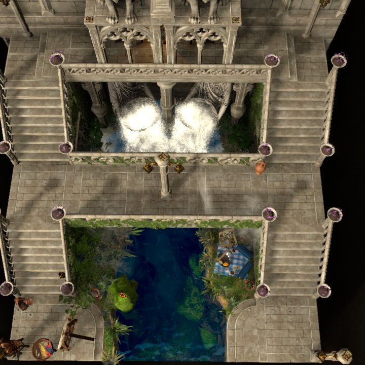 Recreation and Duel Space - in the shadow of the palace