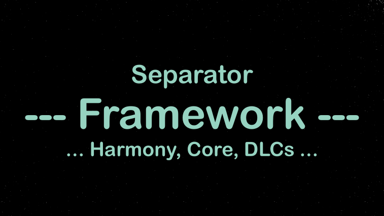 Separator: FRAMEWORK