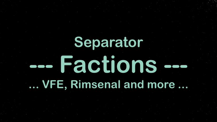 Separator: FACTIONS
