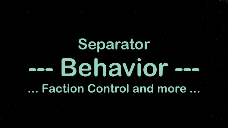 Separator: BEHAVIOR