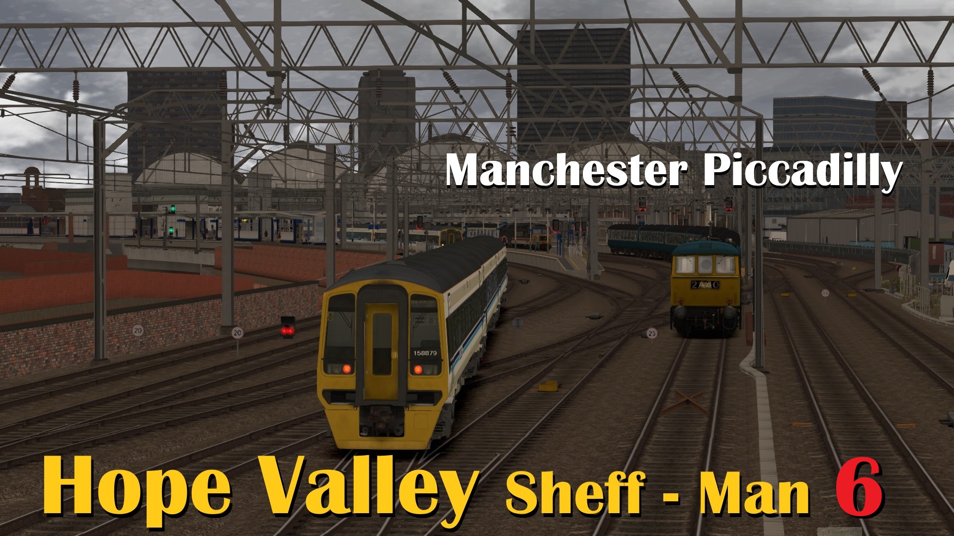N.S1076 Hope Valley Line - Hazel Grove via Stockport to Manchester Piccadilly