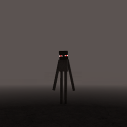 Red Eyed Enderman from Minecraft