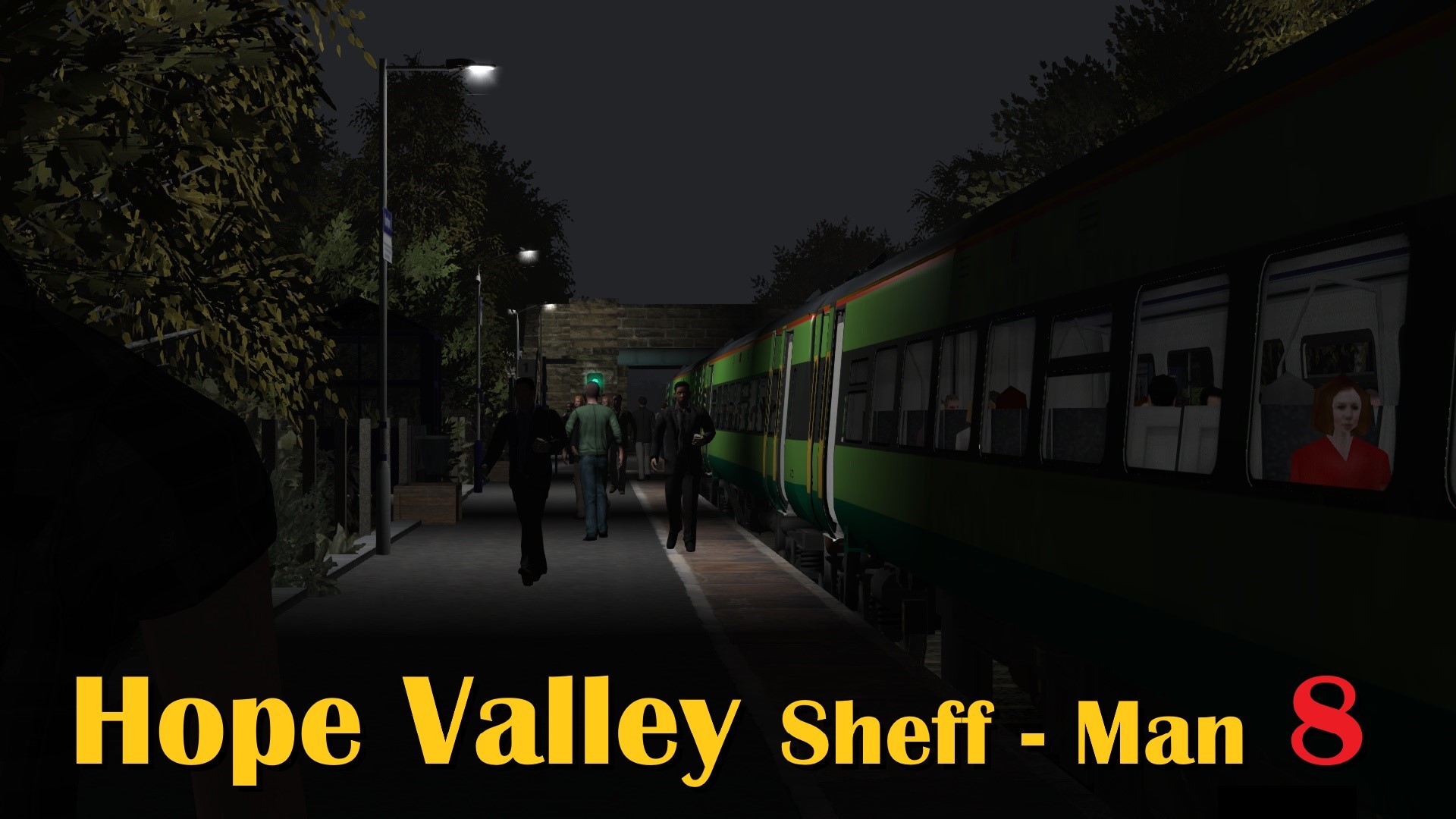 N.S1078 Hope Valley Line - Sheffield 1997 Central Class 158 - Timetabled Run