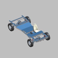 Off-Road Chassis w/Realistic Suspension