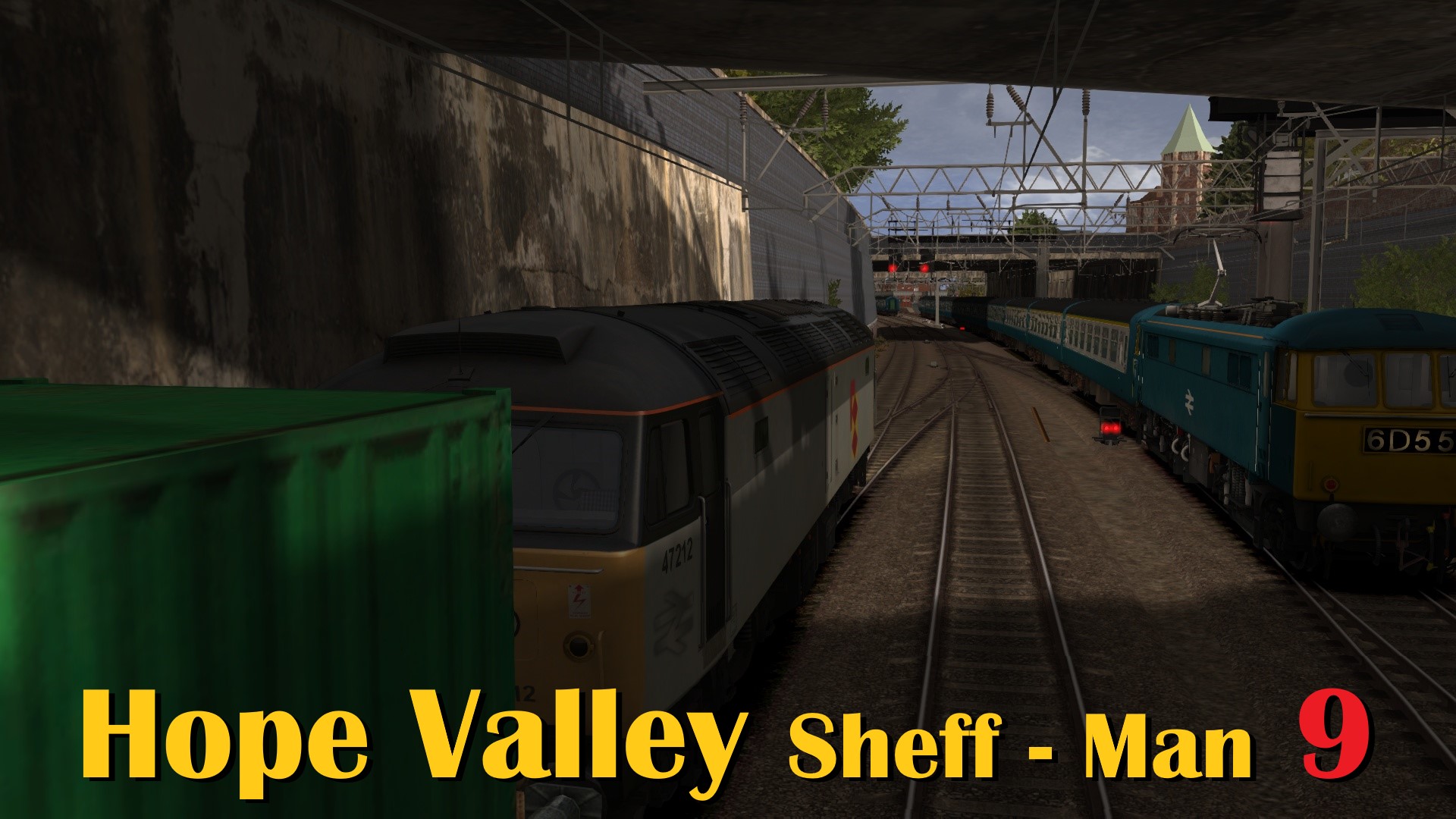 N.S1079 Hope Valley Line - 1990 Stockport to Manchester Piccadilly