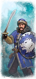 kislevite warriors sword and shield
