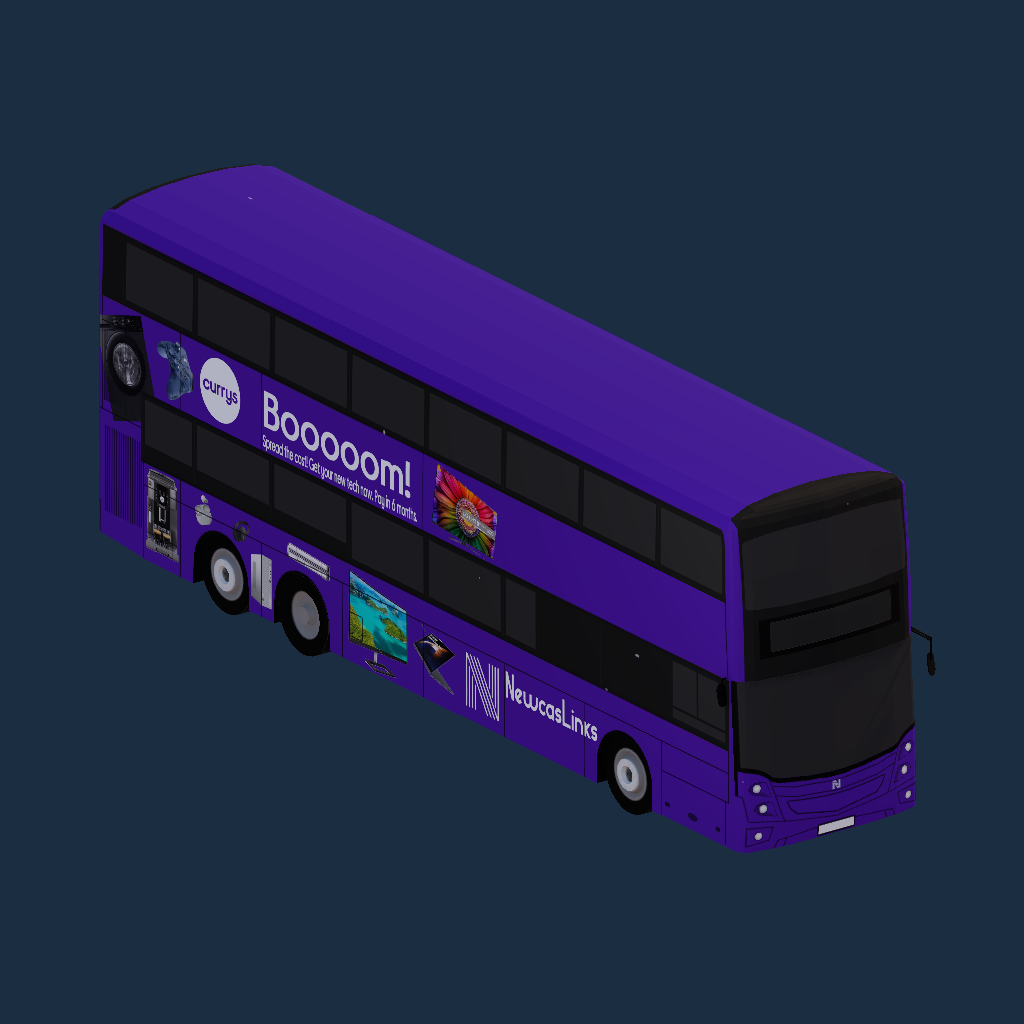 Currys PC World B8L Ad Wrap NewcasLinks