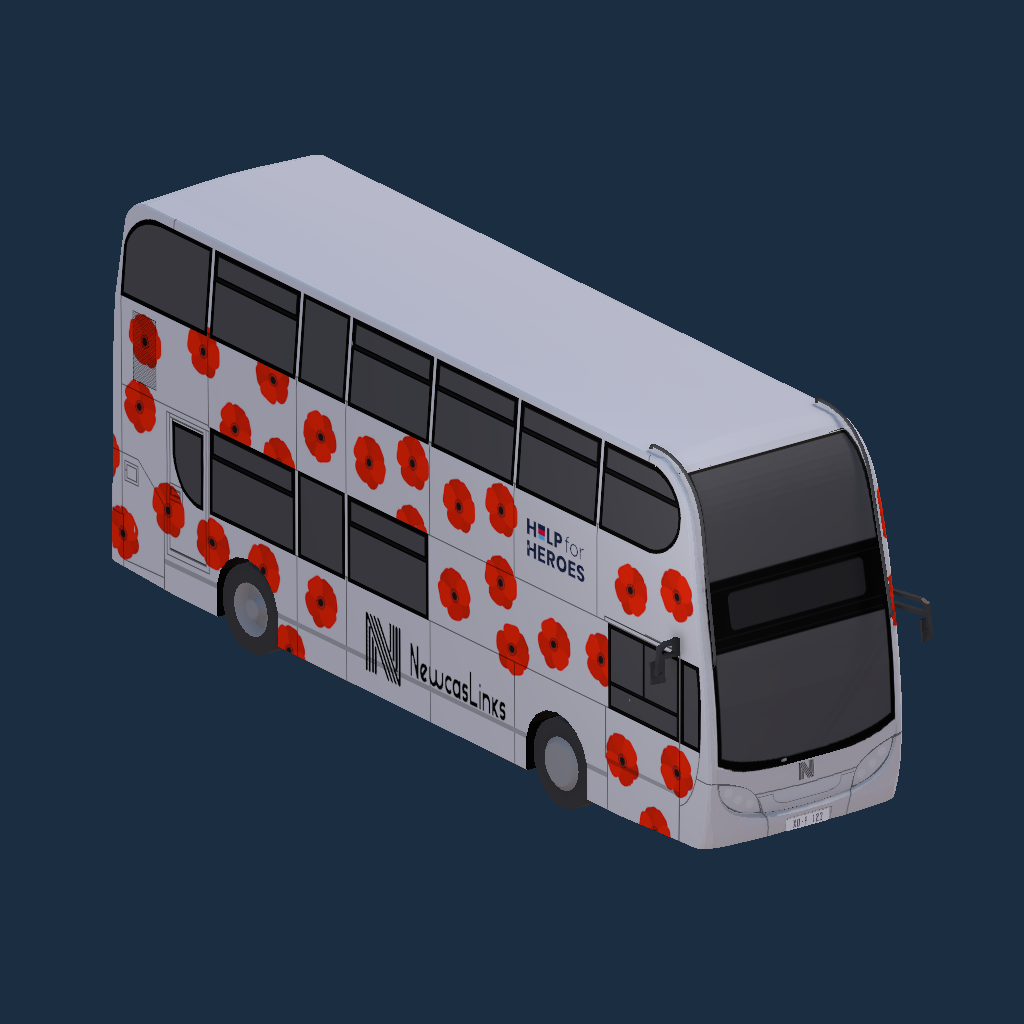 NewcasLinks E400 Hybrid Poppy Appeal