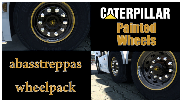 Caterpillar Painted Wheels